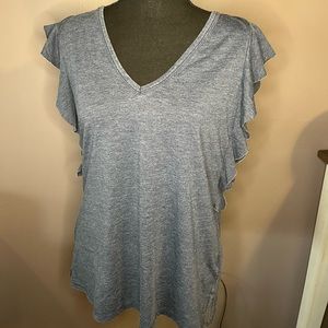 Slate blue / gray top